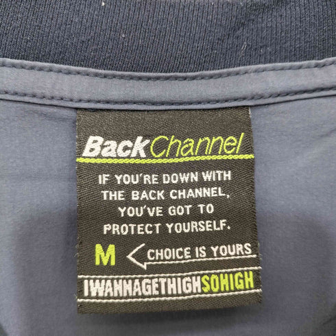 バックチャンネル Back Channel OUTDOOR LOGO DRY T アウトドアロゴドライTシャツ メンズ JPN:M