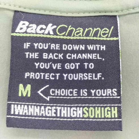 バックチャンネル Back Channel OUTDOOR LOGO DRY T アウトドアロゴドライTシャツ メンズ JPN:M