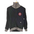 ヒステリックグラマー HYSTERIC GLAMOUR OLD ボーダー ワッペン スタージップ トラックジャケット ジップアップスウェット レディース FREE