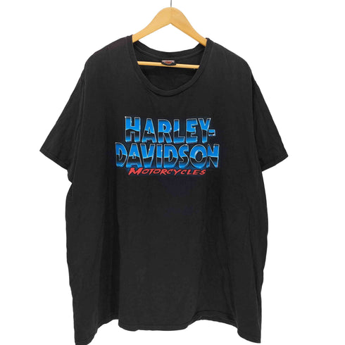 ハーレーダビッドソン HARLEY-DAVIDSON ロゴプリント クルーネック Tシャツ メンズ 3XL