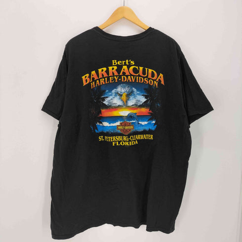 ハーレーダビッドソン HARLEY-DAVIDSON ロゴプリント クルーネック Tシャツ メンズ 3XL