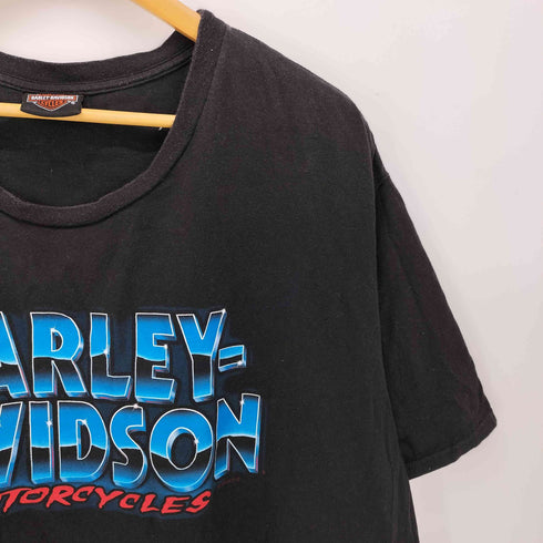 ハーレーダビッドソン HARLEY-DAVIDSON ロゴプリント クルーネック Tシャツ メンズ 3XL
