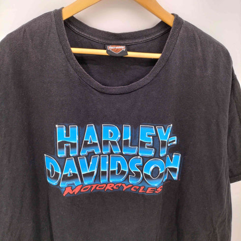 ハーレーダビッドソン HARLEY-DAVIDSON ロゴプリント クルーネック Tシャツ メンズ 3XL
