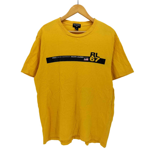 ポロジーンズカンパニーラルフローレン POLO JEANS COMPANY RALPH LAUREN ロゴプリント クルーネック Tシャツ メンズ import:XL