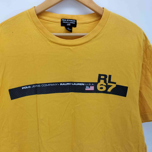 ポロジーンズカンパニーラルフローレン POLO JEANS COMPANY RALPH LAUREN ロゴプリント クルーネック Tシャツ メンズ import:XL