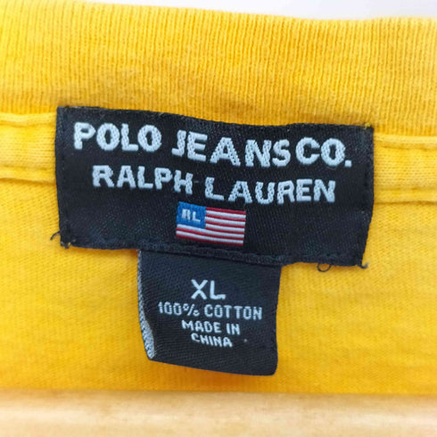 ポロジーンズカンパニーラルフローレン POLO JEANS COMPANY RALPH LAUREN ロゴプリント クルーネック Tシャツ メンズ import:XL