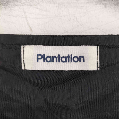プランテーション Plantation 総柄 レース 半袖 チュニック ミニ ワンピース レディース JPN:M