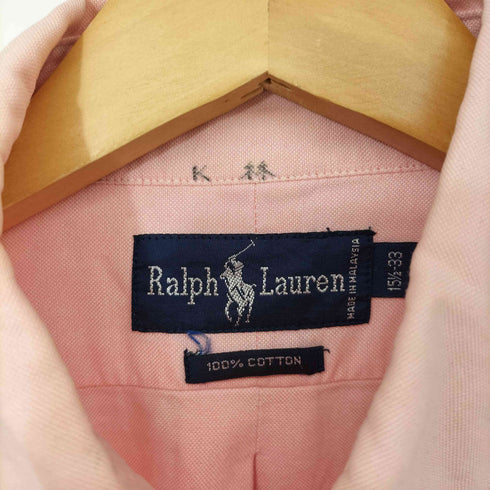ラルフローレン RALPH LAUREN ポニー刺繍 オックスフォード ボタンダウン シャツ メンズ 15 1/2 - 33
