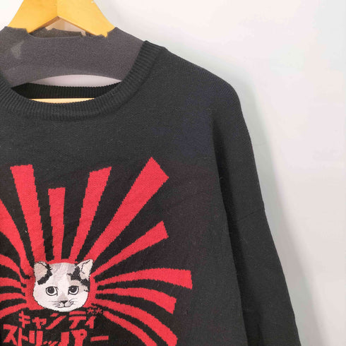 キャンディストリッパー Candy Stripper 猫 ニットワンピース レディース JPN:2