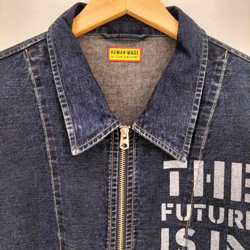 ヒューマンメイド HUMAN MADE 25ss DENIM NAVAL JACKET INDIGO メンズ JPN:XXL