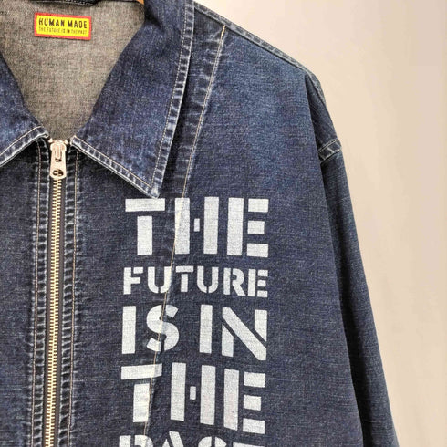 ヒューマンメイド HUMAN MADE 25ss DENIM NAVAL JACKET INDIGO メンズ JPN:XXL