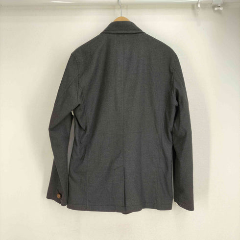 キャサリンハムネットロンドン KATHARINE HAMNETT LONDON チンスト付きくるみボタンショートコートジャケット メンズ import:L