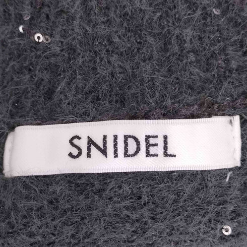 スナイデル snidel スパンコールタートルネックニットトップス カーディガン レディース ONE SIZE