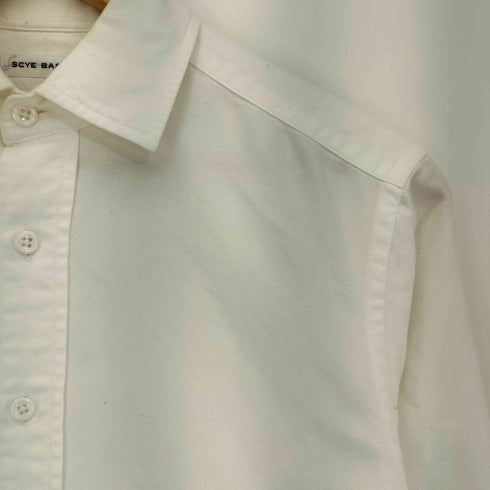 サイベーシックス SCYE BASICS oxford regular collar shirt 超長綿オックスフォードレギュラーカラーシャツ メンズ 36
