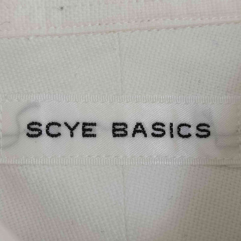 サイベーシックス SCYE BASICS oxford regular collar shirt 超長綿オックスフォードレギュラーカラーシャツ メンズ 36