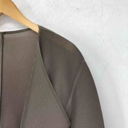 プリーツプリーズイッセイミヤケ PLEATS PLEASE ISSEY MIYAKE プリーツ ボタンレスカーディガン レディース 03