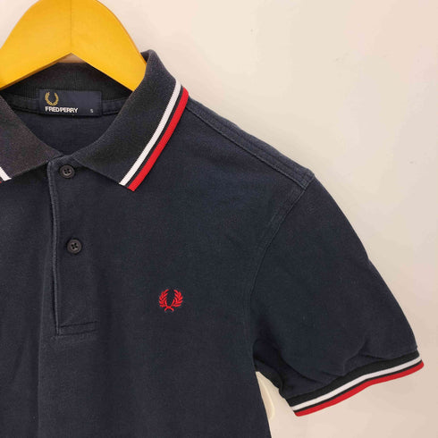 フレッドペリー FRED PERRY ワンポイント 刺繍 S/S ポロシャツ メンズ import:S