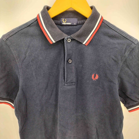 フレッドペリー FRED PERRY ワンポイント 刺繍 S/S ポロシャツ メンズ import:S