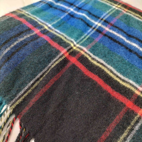 MAISON BREEZE カシミヤ 100 タータンチェック 大判 マフラー レディース