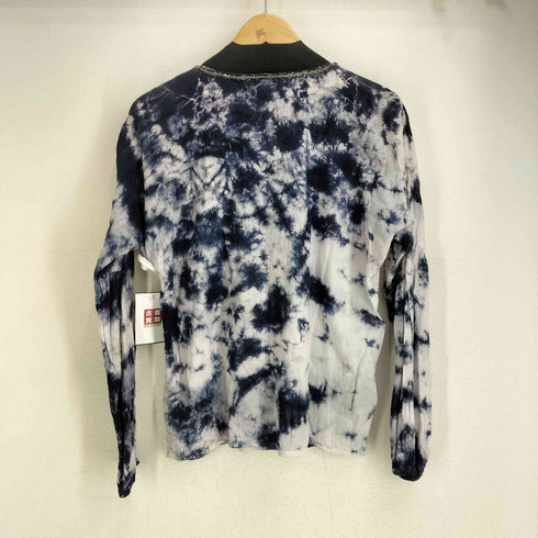 マイケルマイケルコース Michael Michael Kors インド製 タイダイ柄ビジューデザインスキッパー L/S カットソー レディース import:S