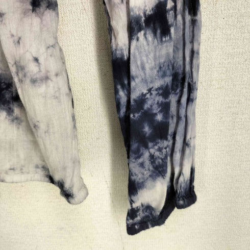 マイケルマイケルコース Michael Michael Kors インド製 タイダイ柄ビジューデザインスキッパー L/S カットソー レディース import:S