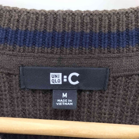 ユニクロシー UNIQLO:C クルーネックフルジップカーディガン メンズ JPN:M