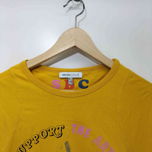 シーバイクロエ SEE BY CHLOE SBC ロゴプリントTシャツ レディース JPN:36