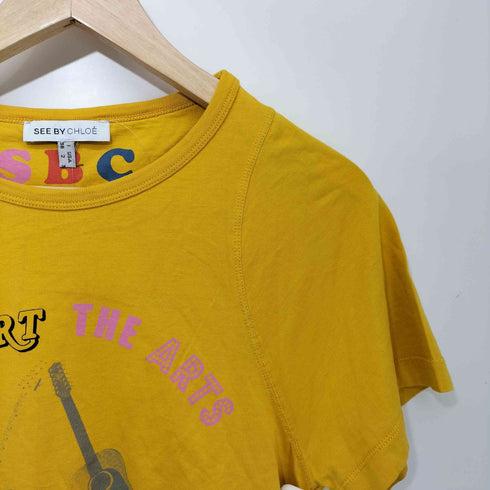 シーバイクロエ SEE BY CHLOE SBC ロゴプリントTシャツ レディース JPN:36