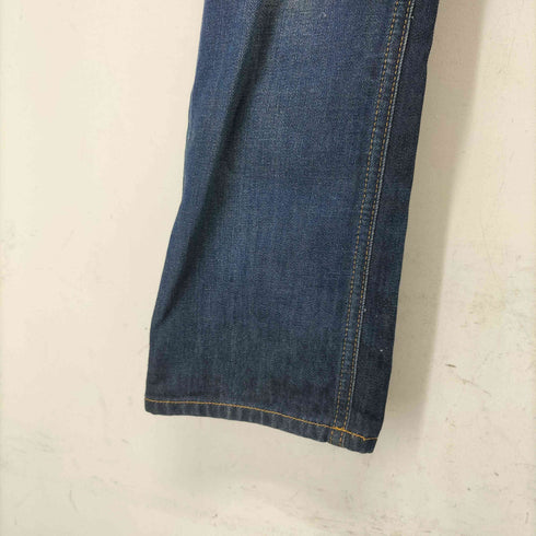 ディーゼル DIESEL イタリア製 革パッチ lowky ジップフライ ストレートデニムパンツ レディース UK:25