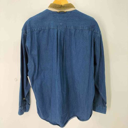 トミーヒルフィガー TOMMY HILFIGER ボタンダウン コットンデニム シャツ メンズ import:L