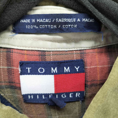 トミーヒルフィガー TOMMY HILFIGER ボタンダウン コットンデニム シャツ メンズ import:L