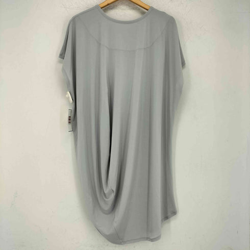 イッセイミヤケ ISSEY MIYAKE ストレッチ トリアセテート ワイド カットソー ワンピース レディース 2