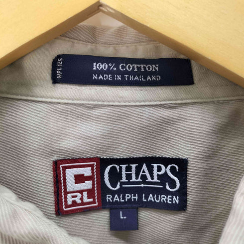 チャップスラルフローレン CHAPS RALPH LAUREN ボタンダウン コットン コーデュロイ シャツ メンズ import:L