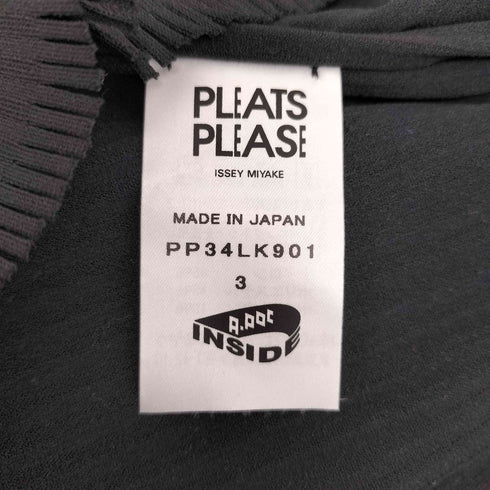 プリーツプリーズイッセイミヤケ PLEATS PLEASE ISSEY MIYAKE a-poc フリンジ プリーツ 半袖カットソー レディース 3