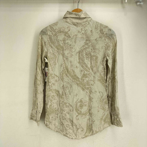ゴア goa レーヨン100 ペイズリー柄 L/S ウエスタンシャツ Y2K レディース FREE