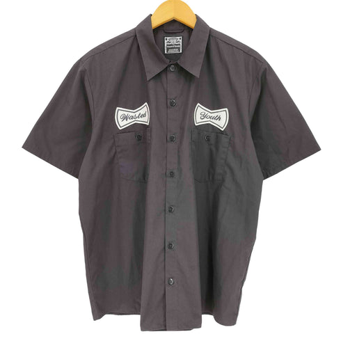 ウェイステッドユース WASTED YOUTH 24ss WORK SHIRT S/S メンズ JPN:XL