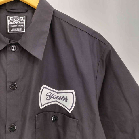ウェイステッドユース WASTED YOUTH 24ss WORK SHIRT S/S メンズ JPN:XL