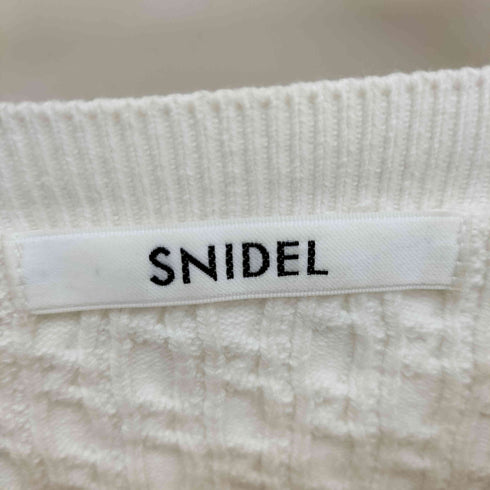スナイデル snidel 24AW リボンモチーフカーディガン レディース ONE SIZE