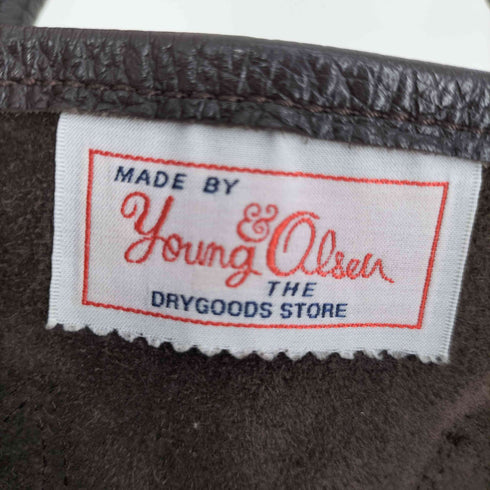ヤングアンドオルセン YOUNG & OLSEN エンボスレザー トート バッグ レディース