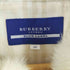 バーバリーブルーレーベル BURBERRY BLUE LABEL ラビットファー フーデッドコート レディース 40