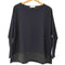 ドゥクラッセ DoCLASSE 26ss ストレッチジョーゼット・切替ボートネックトップス レディース JPN:M