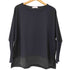 ドゥクラッセ DoCLASSE 26ss ストレッチジョーゼット・切替ボートネックトップス レディース JPN:M