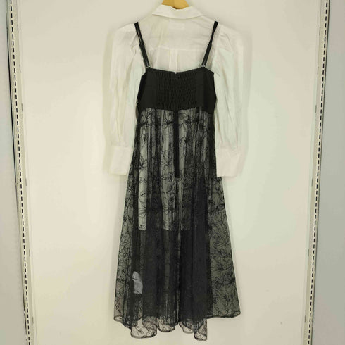 リリーブラウン Lily Brown 22AW ×宮脇咲良 シャツコンビワンピース レディース ONE SIZE