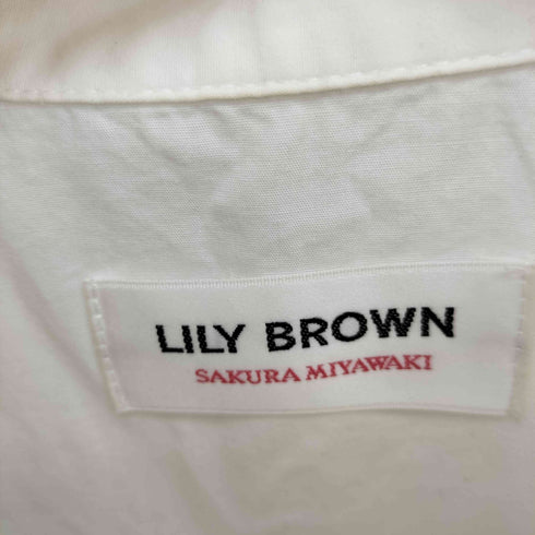 リリーブラウン Lily Brown 22AW ×宮脇咲良 シャツコンビワンピース レディース ONE SIZE