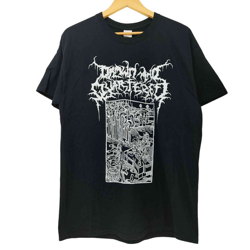 デスメタル バンド 来日 アートワーク プリント S/S Tシャツ メンズ import:L