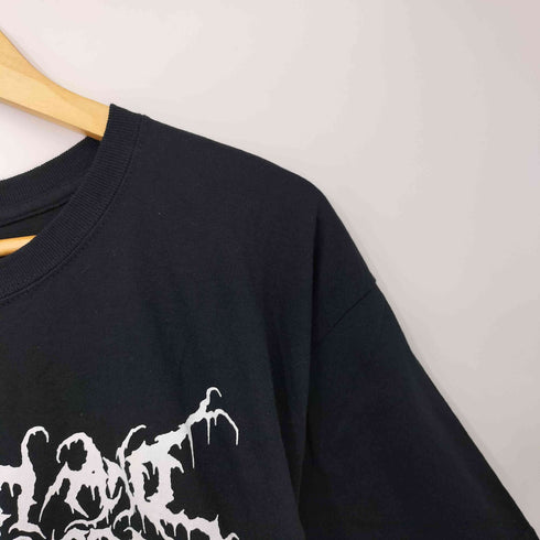 デスメタル バンド 来日 アートワーク プリント S/S Tシャツ メンズ import:L