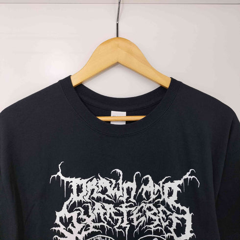 デスメタル バンド 来日 アートワーク プリント S/S Tシャツ メンズ import:L