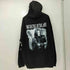 BURZUM ブラックメタル バンド ロゴ フォト プリント プルオーバー パーカー メンズ import:XXL