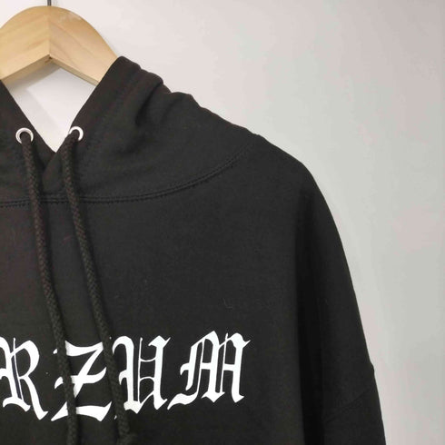 BURZUM ブラックメタル バンド ロゴ フォト プリント プルオーバー パーカー メンズ import:XXL