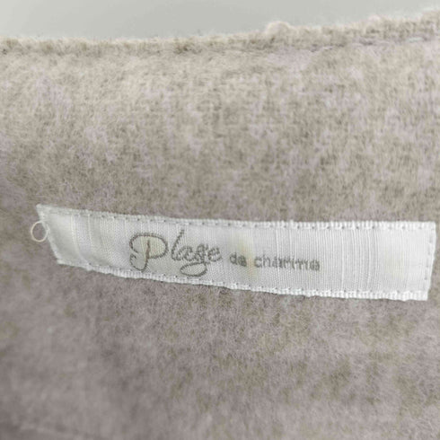 プラージュ plage de charme 21AW WO オーバー ベスト プルオーバー ウール ジレ レディース